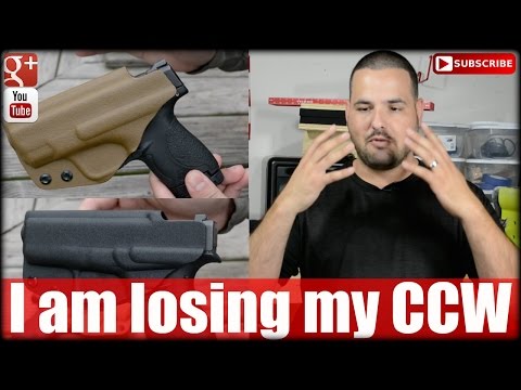 I am losing my Concealed Carry Permit