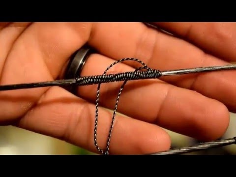 How to serve your bowstring with no tools.&quot;DIY Toolless serving&quot;