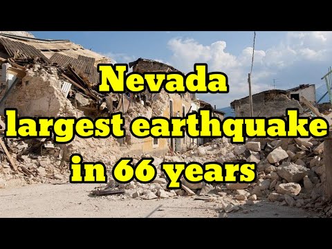 Nevada largest earthquake in 66 years