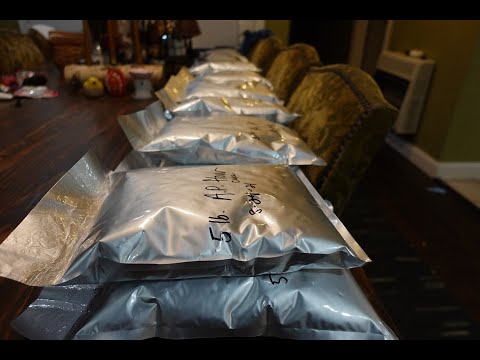 Start Preparing NOW! How to Store Flour Long Term in Mylar Bags. Mylar Bags/O2 packs in description.