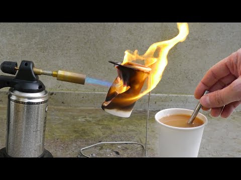 Can You Boil Water in a Paper Cup?