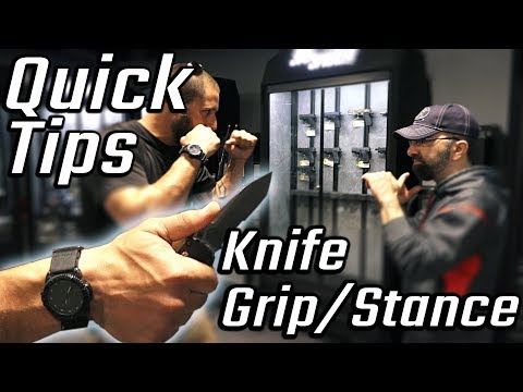 Knife grip and stance feat. former Israeli Special Forces