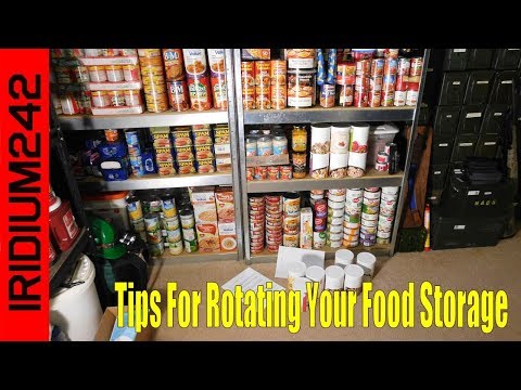 Prepper Tips For Rotating Your Food Storage!
