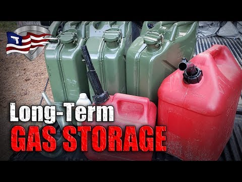 How To Store Gasoline Long-Term / Emergency Fuel Storage
