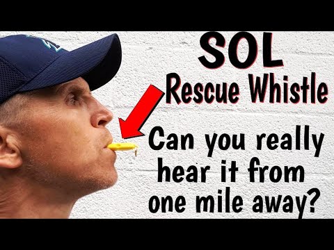 SOL Rescue Howler Whistle – Can it really be heard from a mile away?