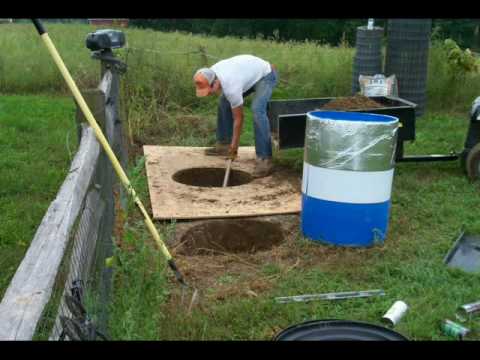 Building Barrel Root Cellars
