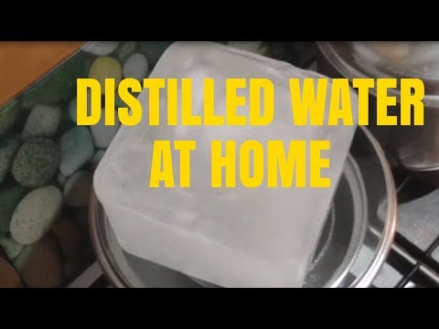 How To Make Distilled Water At Home Without A Distiller