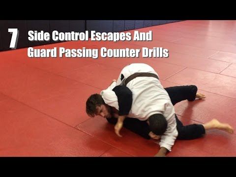 7 BJJ Side Control Escape And Guard Passing Counter Drills