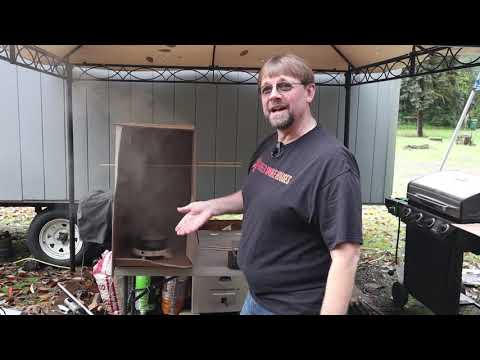 How to make a smoker from a cardboard box