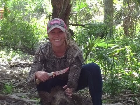 Wild Boar Hunting in Okeechobee with Knife