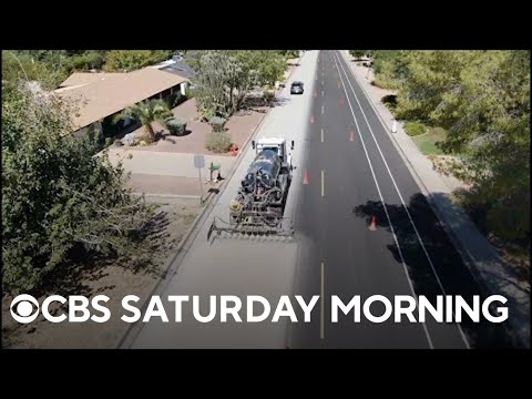 Arizona town attempts to address heat wave with special gray asphalt streets