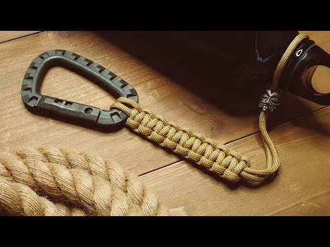 💧Carabiner Water Bottle Sling | Paracord Water Bottle Holder | HOW TO