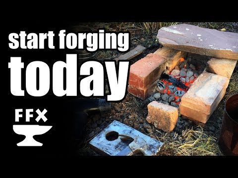 Start forging TODAY in your own backyard - no special tools required