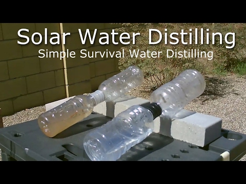 DIY Solar Water Distiller! - Simple Solar Water Distilling - Easy DIY (for survival/SHTF)