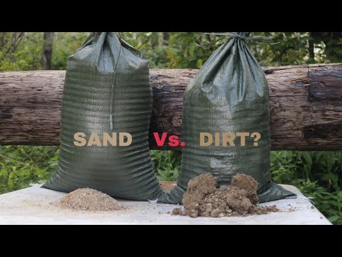 Sandbag Vs. Dirtbag? Can dirt stop anything sand can?