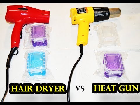 Hair Dryer vs Heat Gun