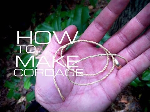 Black Scout Tutorials - Make Cordage from Natural Materials