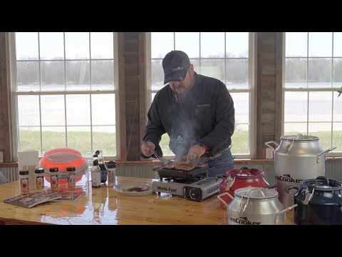 Cooking with CanCooker │Burgers on the Conversion Grill | Episode 2