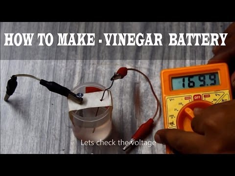 How to make a Vinegar Battery