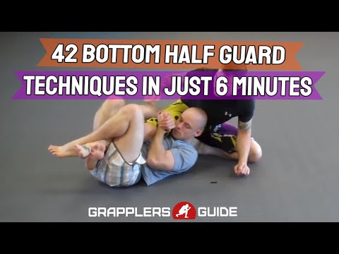 42 BJJ Half Guard Bottom Techniques in Just 6 Minutes - Jason Scully