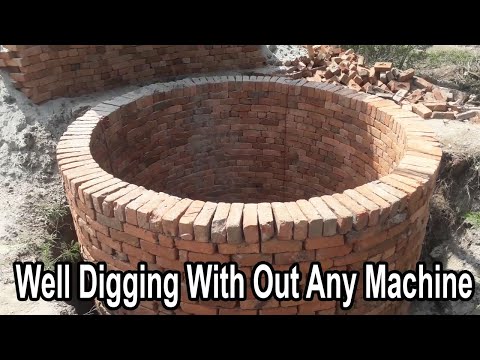 Hand Digging A Well in My village | well constructed