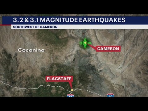 2 earthquakes felt in northern Arizona