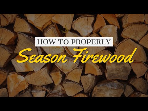 How to Season Firewood Properly