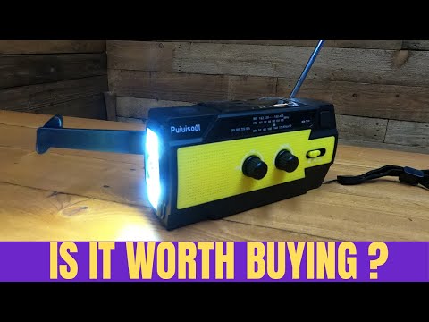 BEST Emergency Solar Crank Weather Radio with Light FULL REVIEW!