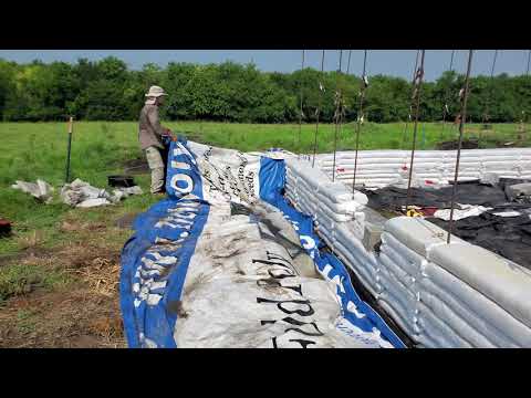 How to keep moisture or water away from your earthbag foundation and walls