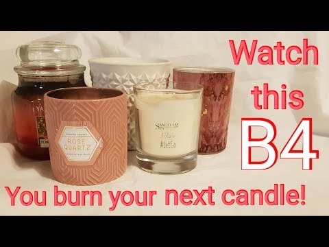 How to burn a candle the RIGHT WAY