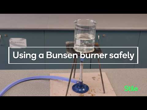 How to use a Bunsen burner safely