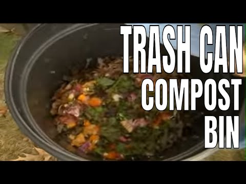 DIY Trash Can Compost Bin