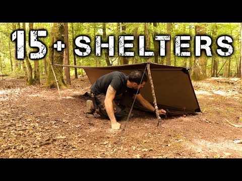 15 Shelters with a Tarp | Camping &amp; Bushcraft