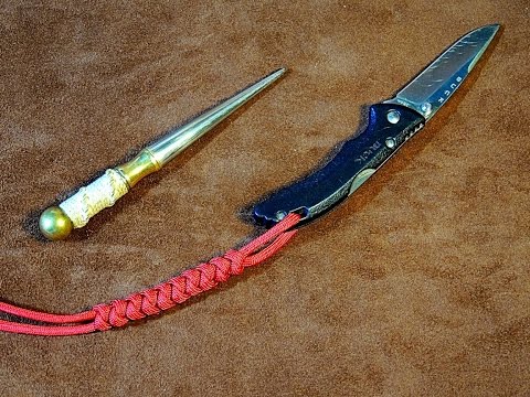 Paracord Snake Knot Knife Lanyard - Simple Easy to Tie Knife Lanyard Tutorial 🛠