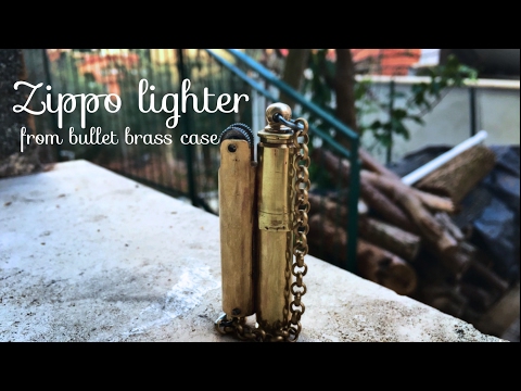 Homemade lighter from bullet case