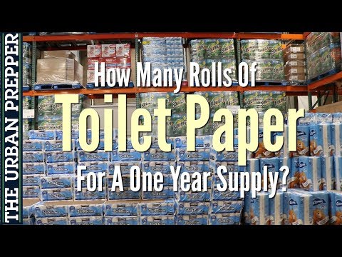 Toilet Paper: How Many Rolls For A One Year Supply?