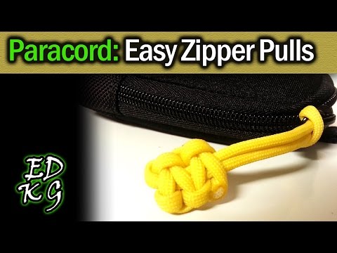 Simple Paracord: Quick &amp; Easy Zipper Pulls