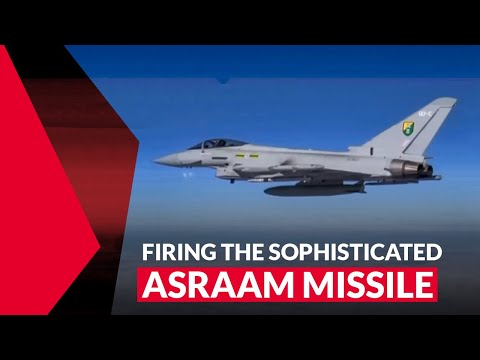 ASRAAM (Advanced Short Range Air-to-Air missile) missile firing