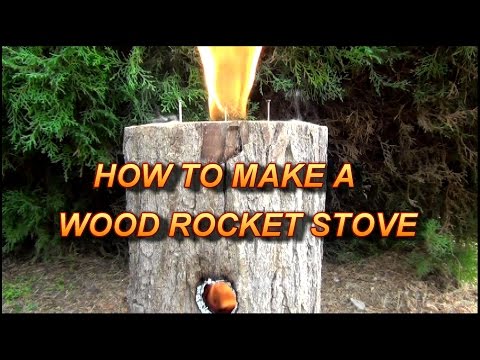 How To Make A Wood Rocket Stove - Easy &amp; Multi-Use!