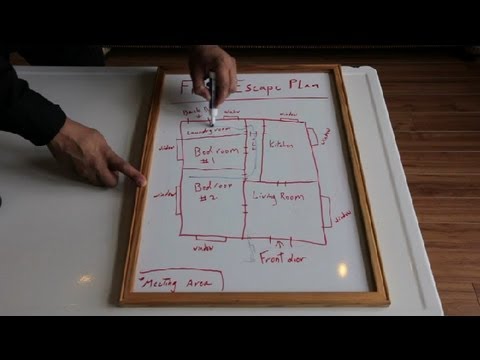 How to Create a Household Fire Escape Plan : Home Safety