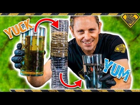 DIY: Make Swamp Water Drinkable! King Of Random Dives Into How To Make A Homemade DIY Water Filter