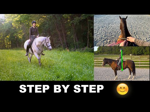 HOW TO RIDE A HORSE FOR BEGINNERS (STEP BY STEP) 🐎