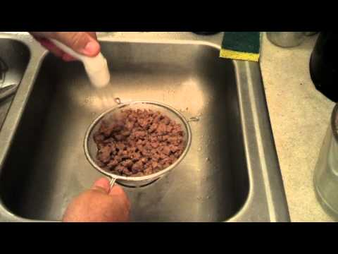 Making and dehydrating dog food from home storage
