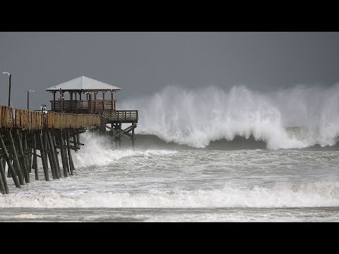 Hurricane Florence hits North Carolina coast