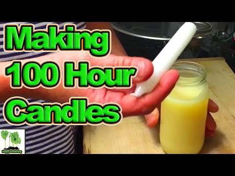 How To Make a 100 Hr Candle Plus The Burn Results
