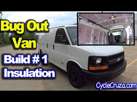 Bug Out Camper Van Build Part 1 | Insulation