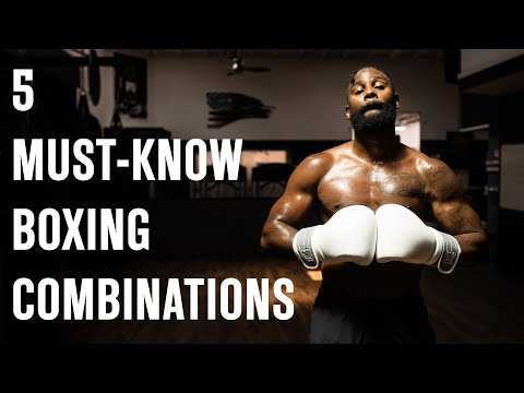 5 Boxing Combos every beginner NEEDS to learn (with or without a punching bag)