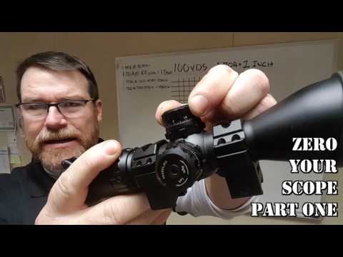 How to Zero a Rifle Scope: Beginners Guide Part One-Classroom Phase