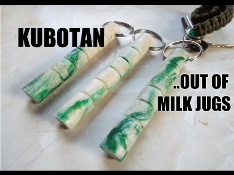 How to Make: a KUBOTAN out of Milk Jugs