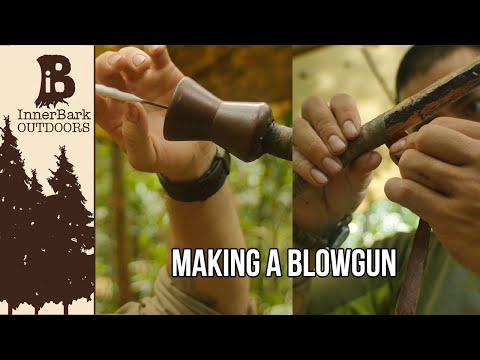 Making A Blowgun: Life In The Amazon Jungle